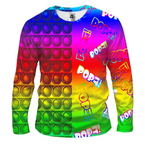 Мужской 3D лонгслив POP it!