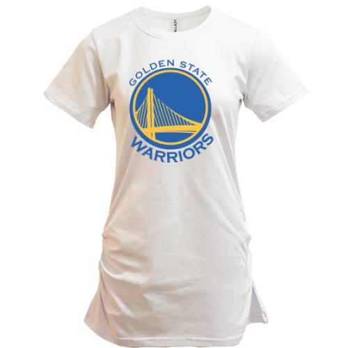 Подовжена футболка Golden State Warriors