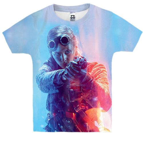 Дитяча 3D футболка Battlefield V Game