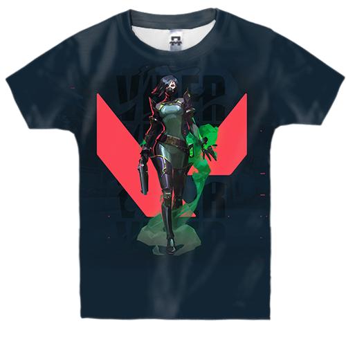 Дитяча 3D футболка VALORANT Viper