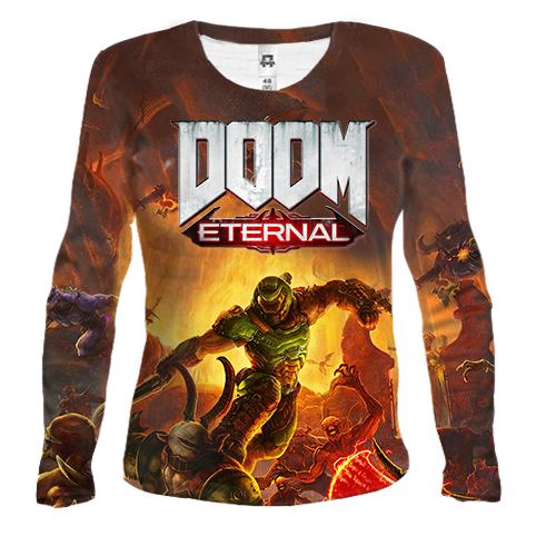 Женский 3D лонгслив Doom Eternal