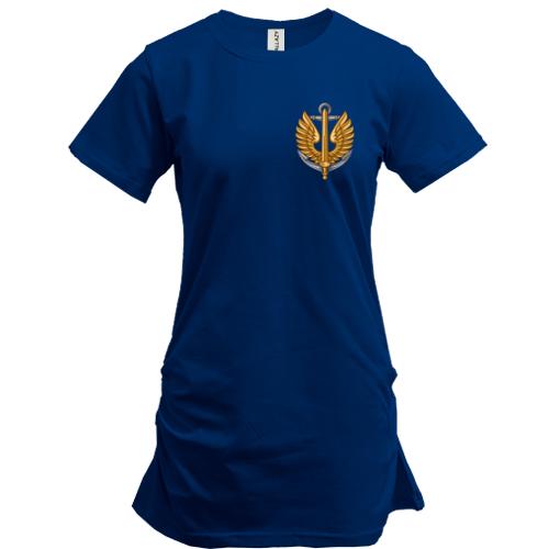 Подовжена футболка Морська піхота України (mini)