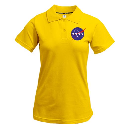Футболка поло Алла (NASA Style)