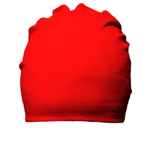 Красная хлопковая шапка 