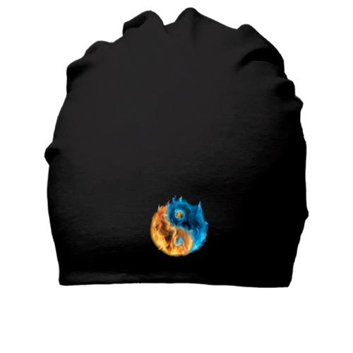 Хлопковая шапка Огненный Инь-Янь