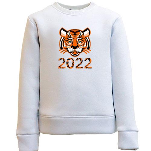 Детский свитшот с тигром 2022