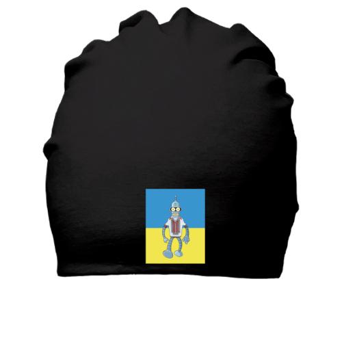 Хлопковая шапка с украинским Бендером