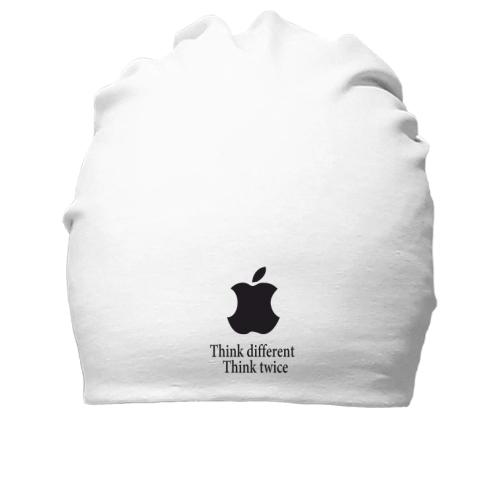 Хлопковая шапка Apple - Think twice