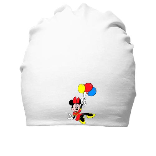 Бавовняна шапка Minnie з кульками