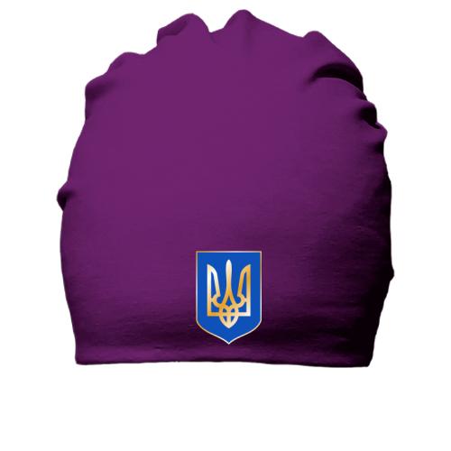 Хлопковая шапка с гербом Украины (2)
