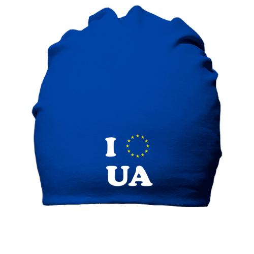 Бавовняна шапка Люблю Європейську Україну