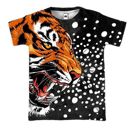 3D футболка Амурский тигр АРТ