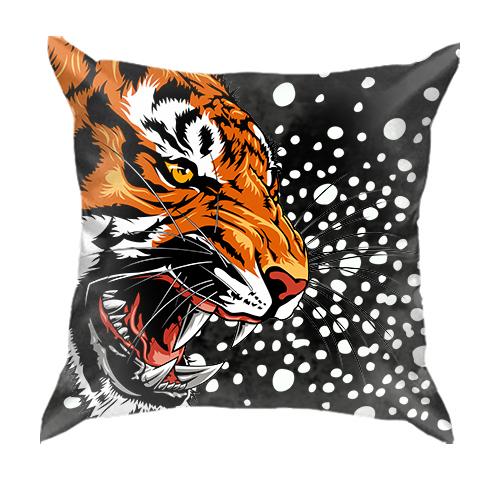 3D подушка Амурский тигр АРТ