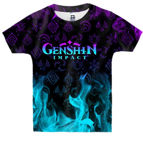 Детская 3D футболка Genshin Impact (2)