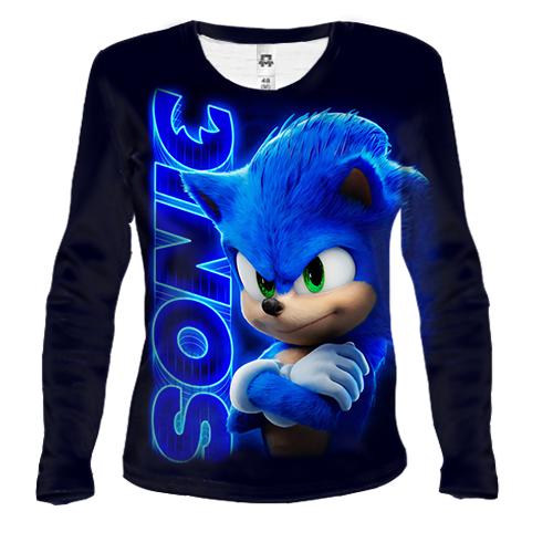 Женский 3D лонгслив SONIC (2)