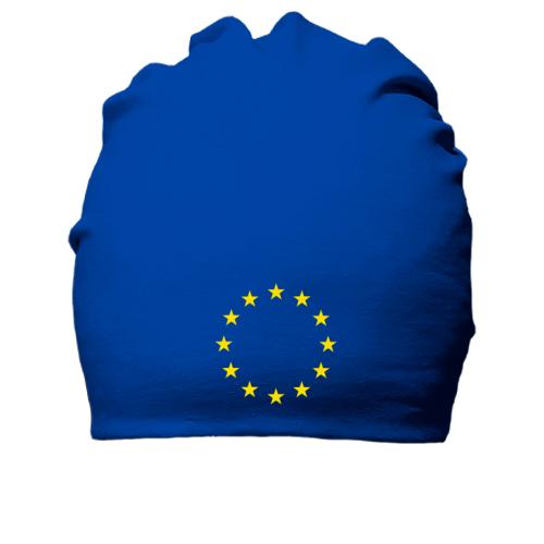 Хлопковая шапка с символикой Евро Союза