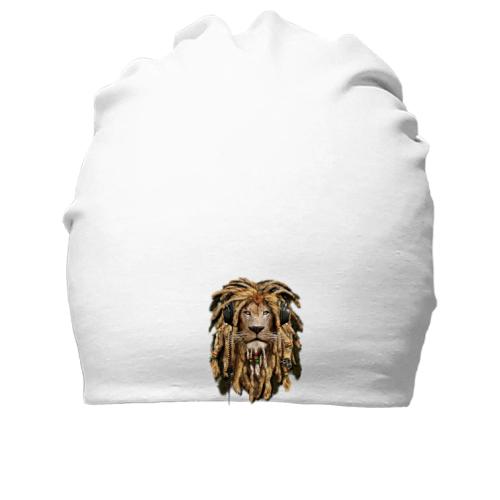 Хлопковая шапка со львом с дредами