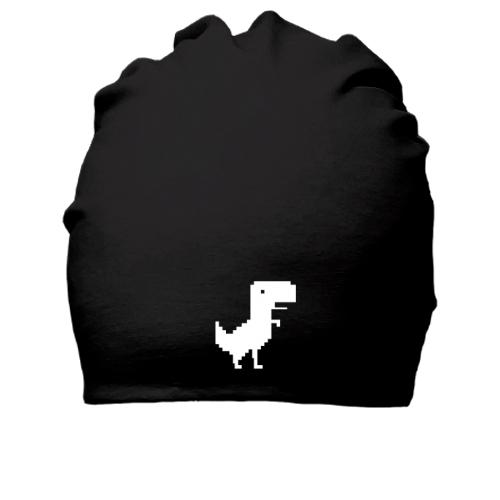 Хлопковая шапка с браузерным динозавром