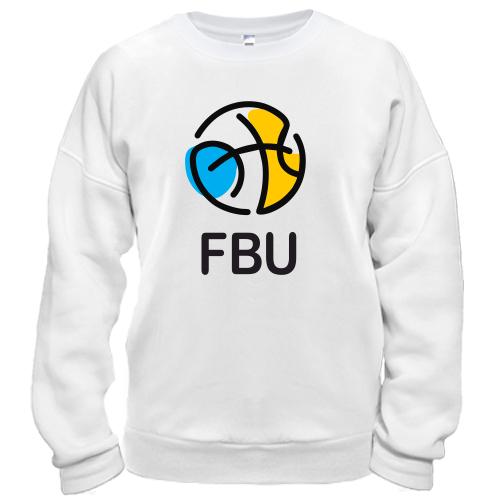 Свитшот с лого федерации баскетбола Украины