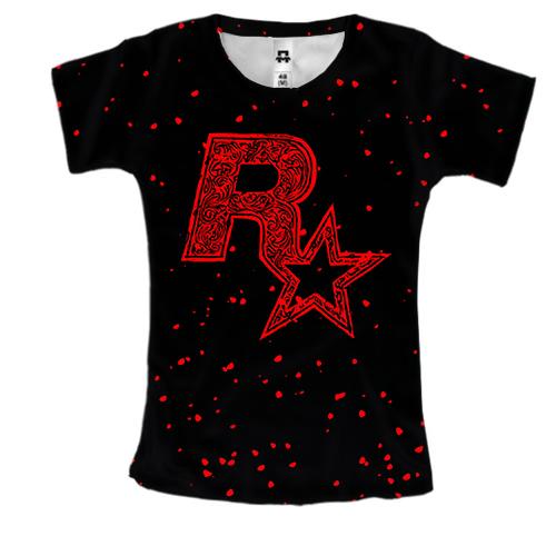 Жіноча 3D футболка Rockstar