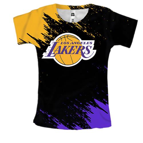 Женская 3D футболка Los Angeles Lakers