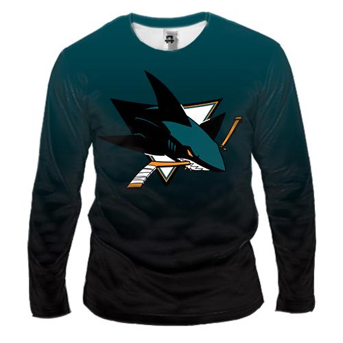 Чоловічий 3D лонгслів San Jose Sharks