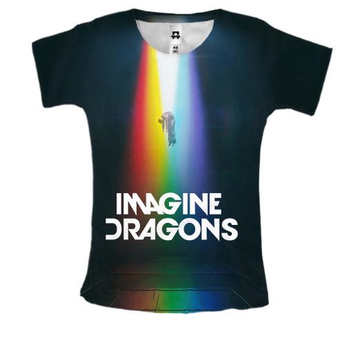 Женская 3D футболка Imagine Dragons Evolve