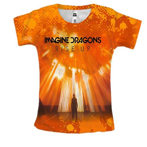 Жіноча 3D футболка Imagine Dragons rise up