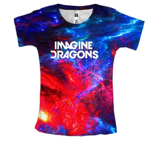 Женская 3D футболка Imagine Dragons