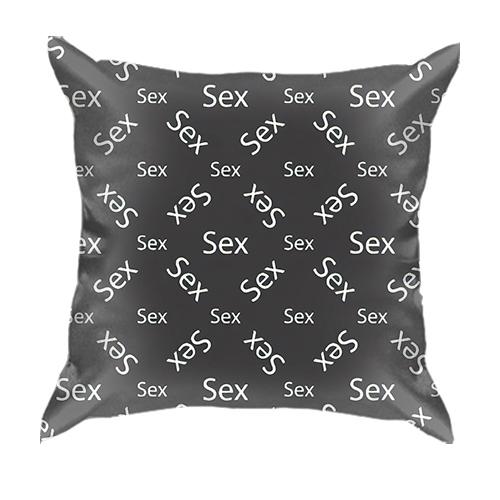 3D подушка S E X pattern 2