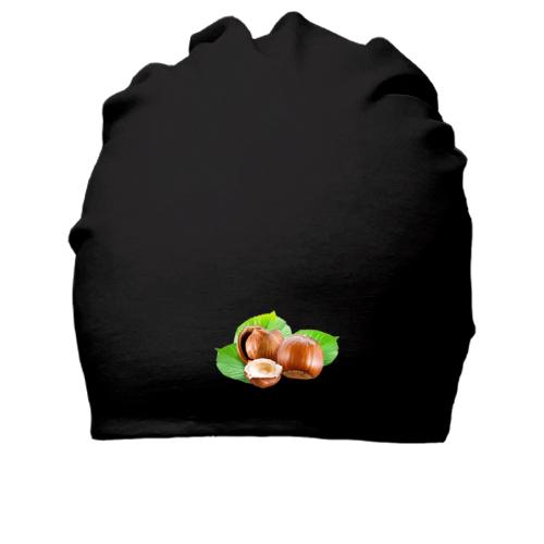 Бавовняна шапка з лісовими горіхами