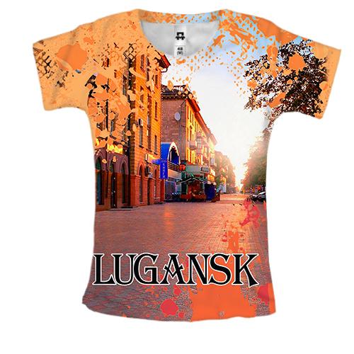 Женская 3D футболка Lugansk