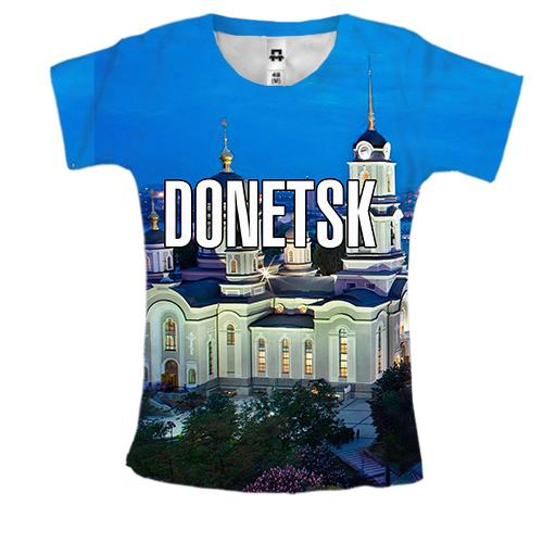 Жіноча 3D футболка Donetsk