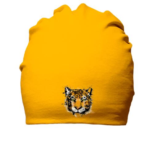 Хлопковая шапка со стилизованным тигром (2)