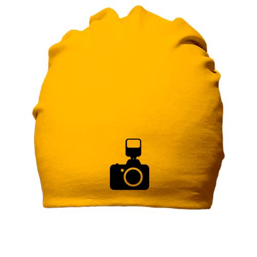 Хлопковая шапка с фотоаппаратом со вспышкой