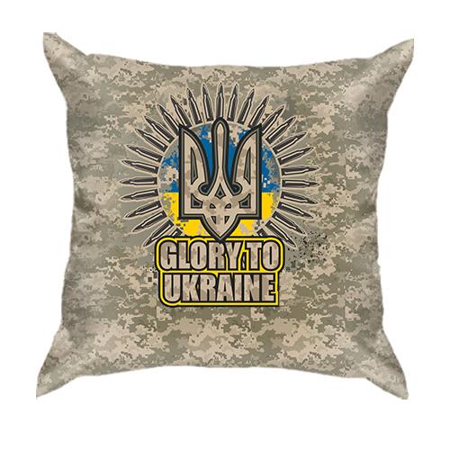 3D подушка Glory to Ukraine (камо)