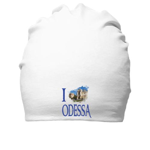 Хлопковая шапка Я люблю Одессу