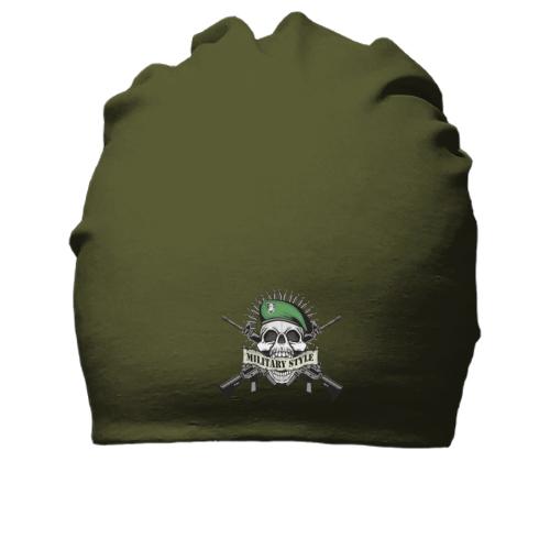 Хлопковая шапка military style