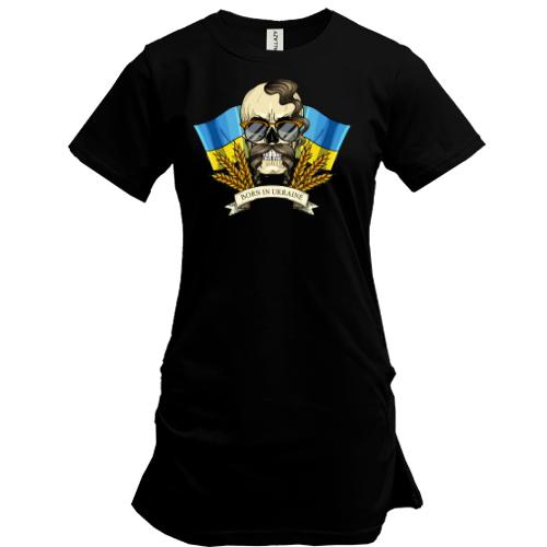 Подовжена футболка Козак-хіпі (Born in Ukraine) 2