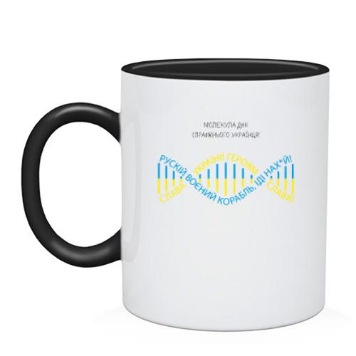 Чашка Молекула ДНК настоящего украинца