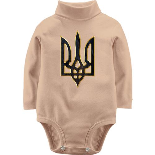 Дитяче боді LSL з гербом України стилізованим під кору
