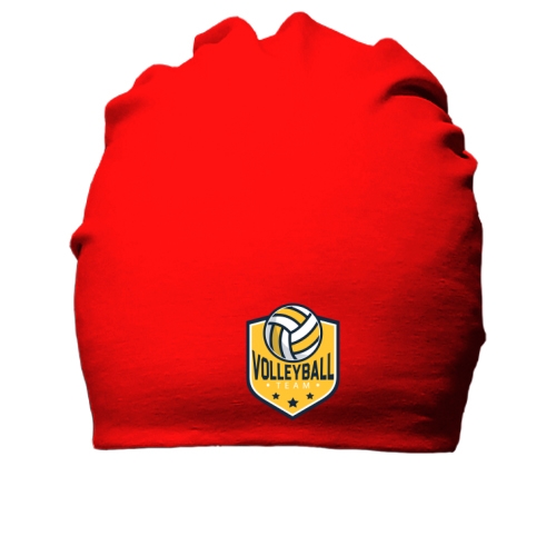 Хлопковая шапка volleyball team logo