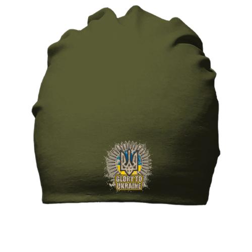 Бавовняна шапка Glory to Ukraine (з патронами)