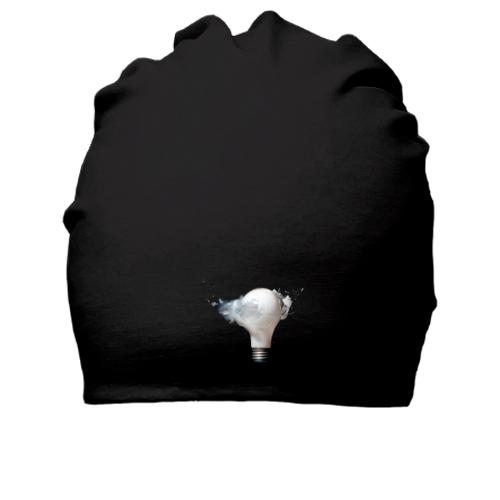 Бавовняна шапка з розбитою лампочкою
