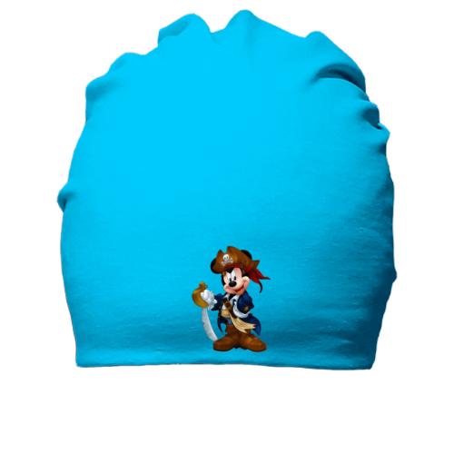 Хлопковая шапка с Микки Маусом пиратом