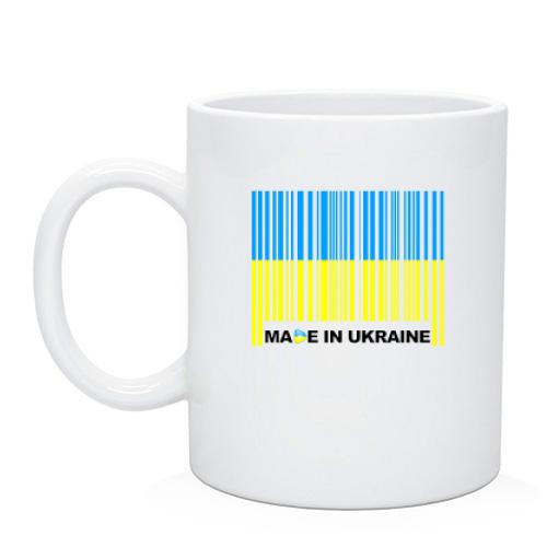 Чашка Made in Ukraine (штрих-код)