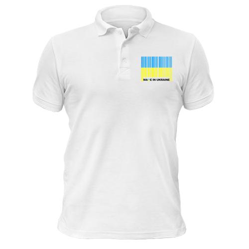 Футболка поло Made in Ukraine (штрих-код)