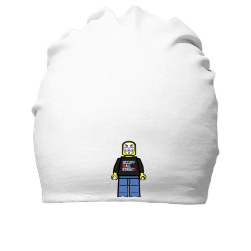 Бавовняна шапка з лего-анонімусом