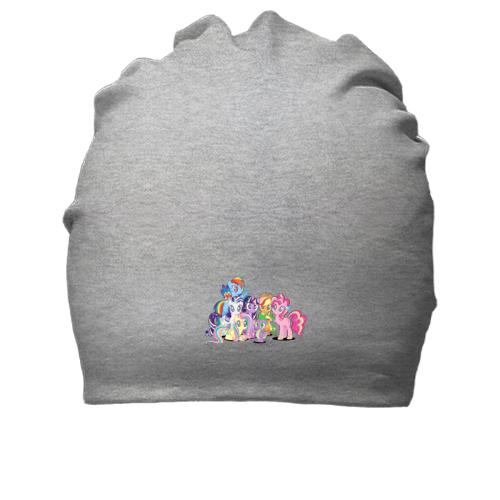 Хлопковая шапка с пони из мультфильма My Little Pony