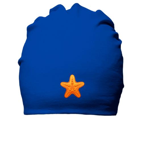 Хлопковая шапка с морской звездой